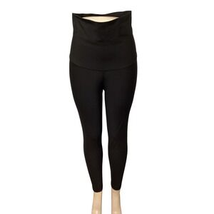 Old Navy Active PowerSoft High Waisted Black Leggings Womens Large Yoga Pants